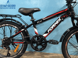 XE ĐẠP TRẺ EM FORNIX FC27 – MÀU ĐEN ĐỎ