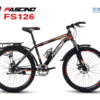Xe Đạp Thể Thao FASCINO FS126 màu Cam đen