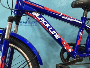 Xe Đạp Trẻ Em 20inch Black Line Đề Đĩa – Xanh Đỏ