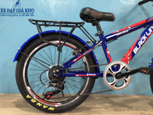 Xe Đạp Trẻ Em 20inch Black Line Đề Đĩa – Xanh Đỏ