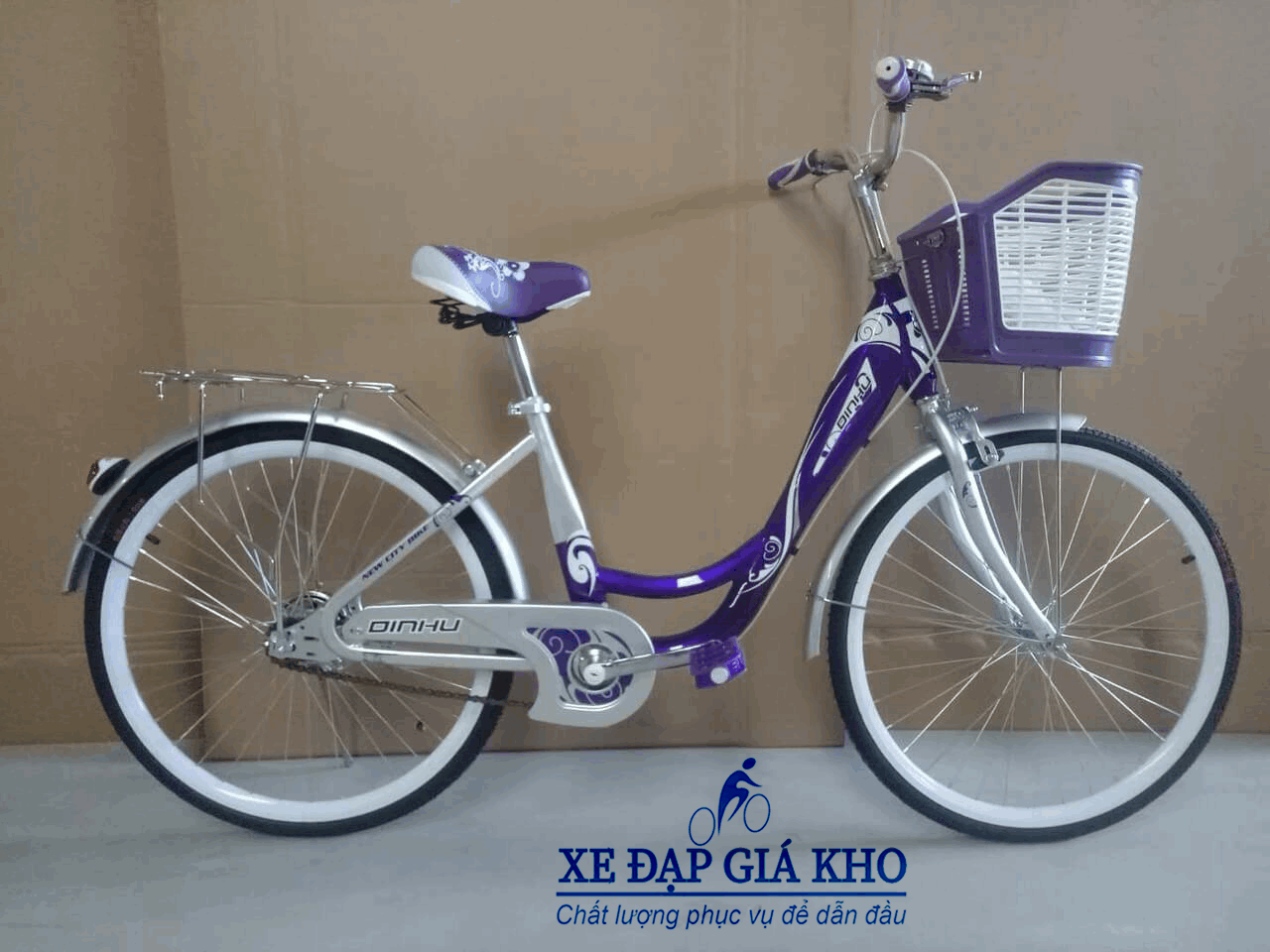 Xe đạp đường phố bánh 700c Dinhu  Lazadavn