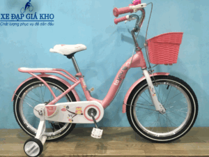 Xe Đạp Trẻ Em 16 inch TOYOU TY-24-Màu Hồng Nhạt