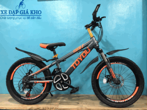 Xe Đạp Trẻ 20inch TOYOU TY-06 Đề Đĩa – Màu Xám Cam