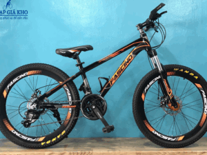 Xe Đạp Trẻ Em 24 Inch FASCINO FS 324XC – Màu Đen Cam