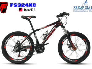 Xe Đạp Trẻ Em 24 Inch FASCINO FS 324XC – Màu Đen Đỏ