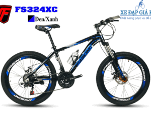Xe Đạp Trẻ Em 24 Inch FASCINO FS 324XC – Màu Đen Xanh