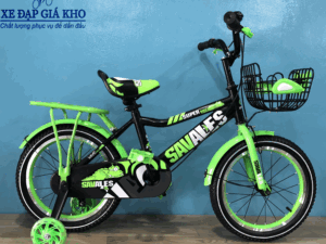 Xe Đạp Trẻ Em 16Inch SAVALES B109- Màu Xanh Lá