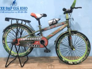 Xe Đạp Trẻ Em 20 Inch Conquer Speed Niềng Nhôm- Màu Xanh Lá