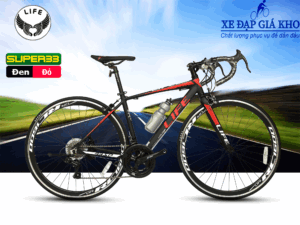 Xe Đạp Đua LIFE SP33-Màu Đen Đỏ