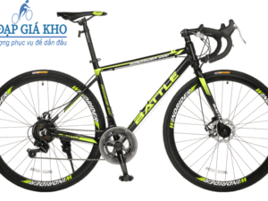 Xe Đạp Đua 700c Battle WindriDer 200 Cổ Cong – Màu Đen Vàng