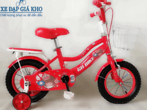 Xe Đạp Trẻ Em 12 Inch GH Bike 2 Ống-Màu Đỏ