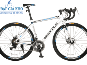 Xe Đạp Đua 700c Battle WindriDer 200 Cổ Cong – Màu Trắng