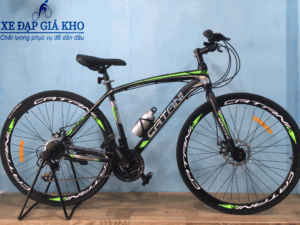 XE ĐẠP ĐUA CATANI CA-700 2019 Cổ Ngang – Màu Đen Xanh Lá