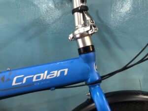 chi tiec xe dap gap 16 inch crolan khung thep