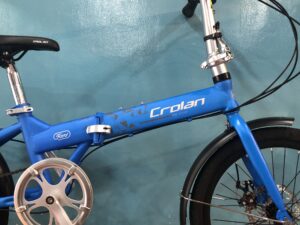 chi tiec xe dap gap 16 inch crolan khung thep